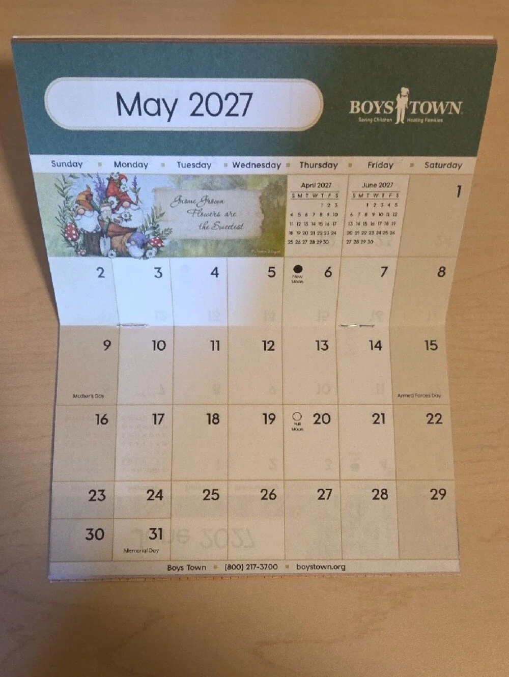 2027 Gnome is Where the Heart Is Pocket Calendar